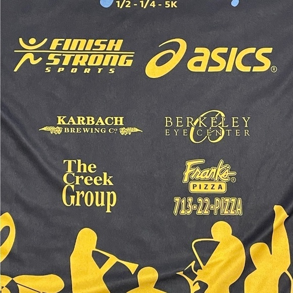 Rhythm and Blues - Houston 5K Run - Finish Strong Men's Athletic Shirt - Sz XXL - Picture 11 of 15